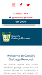 Mobile Screenshot of garciasgarbageremoval.com